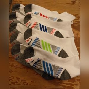 Hanes X-temp boys ankle socks large